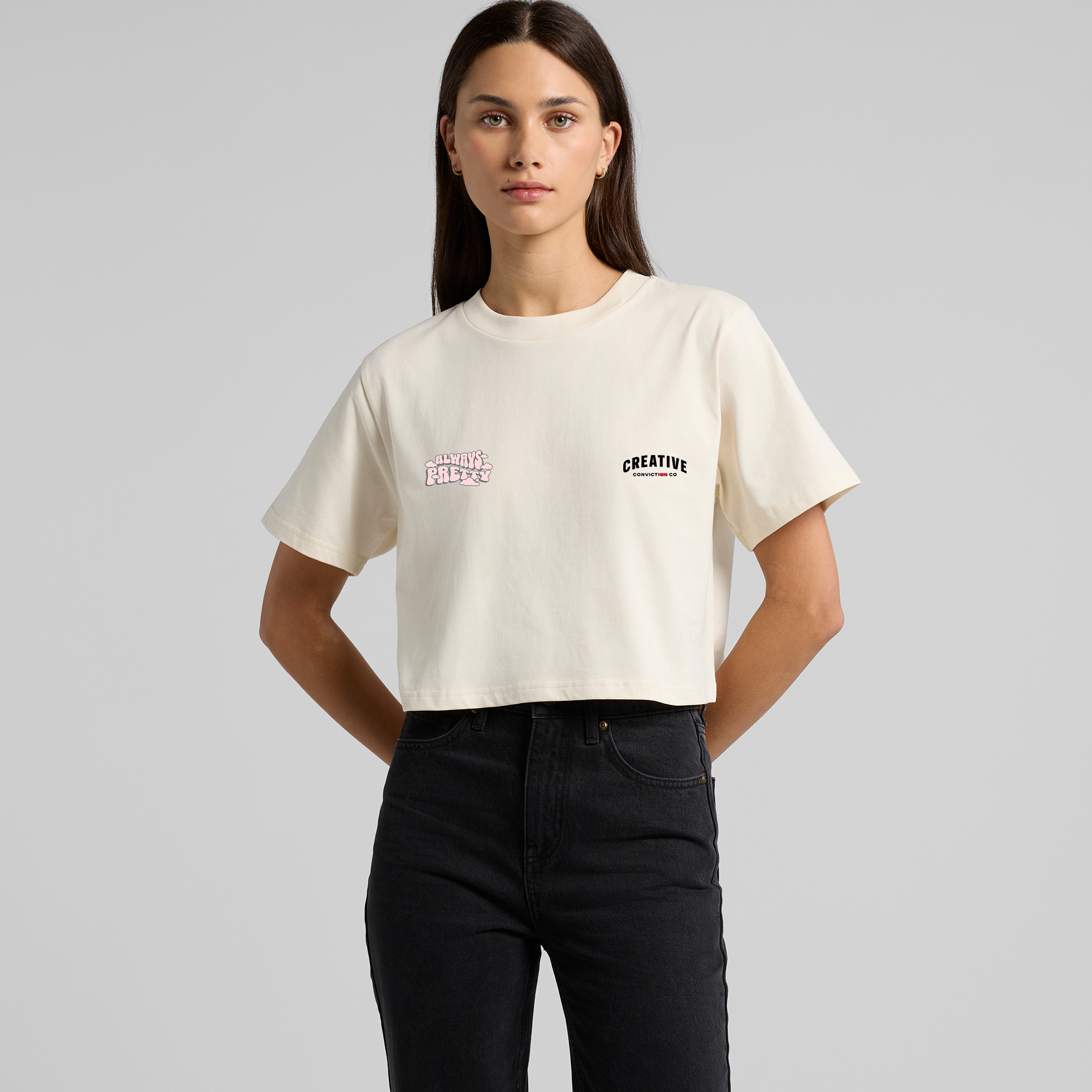 Always Pretty Core Crop Tee